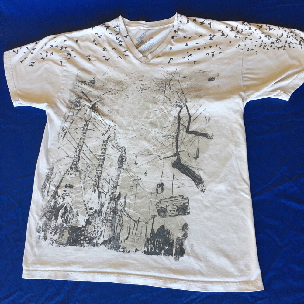 White Graphic T-shirt.